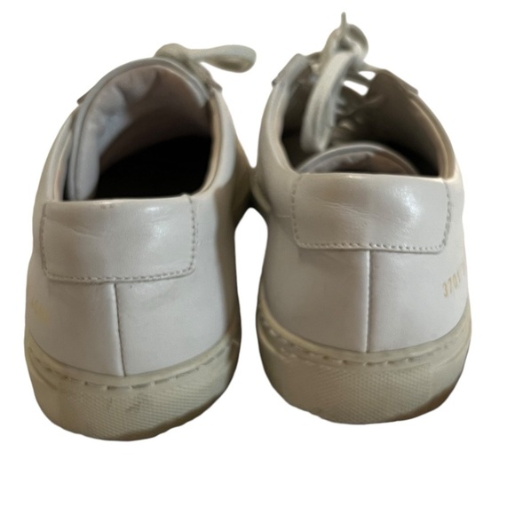 Common Projects achille white leather sneakers size 39 8.5 luxury comfort - Picture 7 of 15